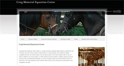 Desktop Screenshot of craigequestriancenter.com